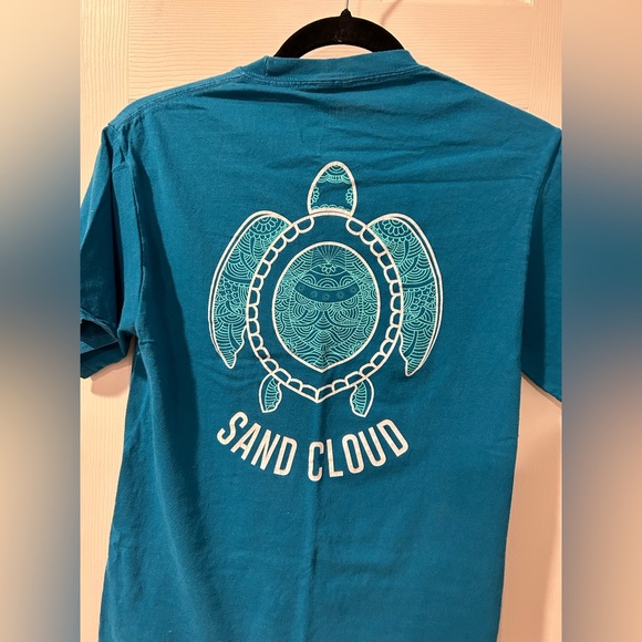 teal sand cloud t-shirt - Picture 2 of 3